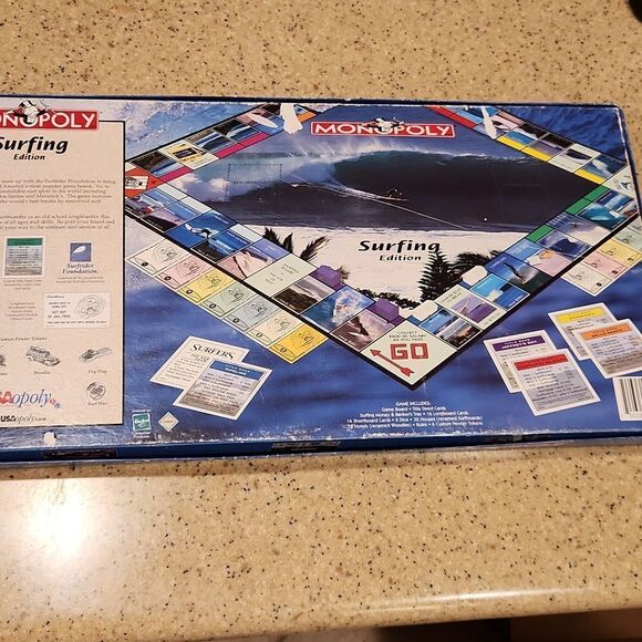 Monopoly Surfing Edition Board Game - Picture 9 of 10